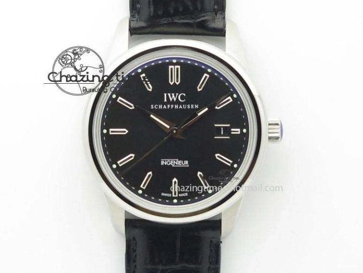 MIROTIME 0116 Fashionable Mark XVIII IW327002 V6F Best Edition White Dial On Black Leather Strap A 7312